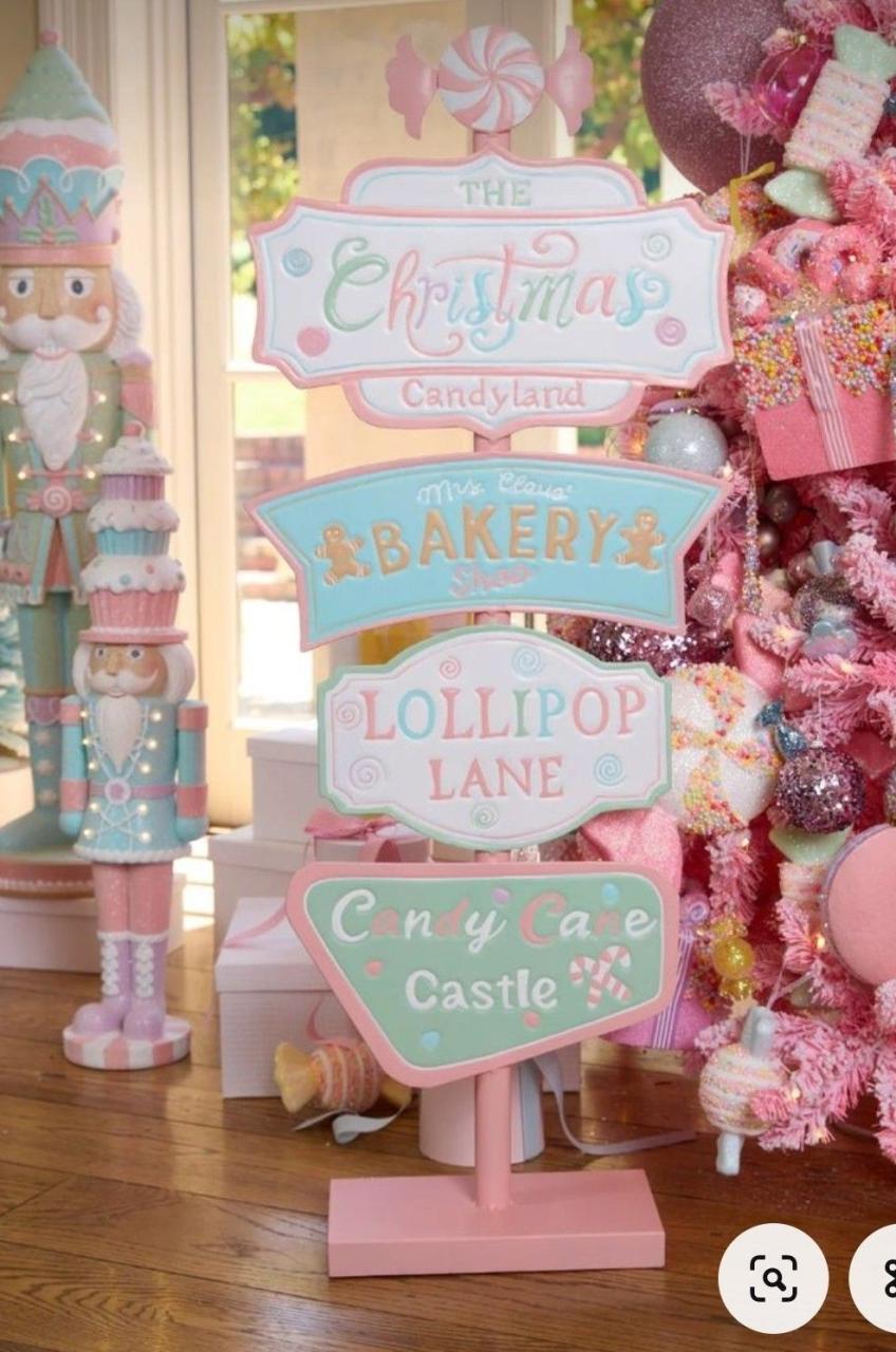 candy land christmas decor Pin by Kelly Farley on Candyland Christmas Outdoor Decor in 2024 Pink christmas decorations