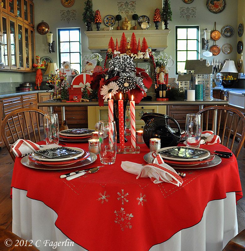 round table christmas decor Round Table Christmas Decor Ideas Lodge State