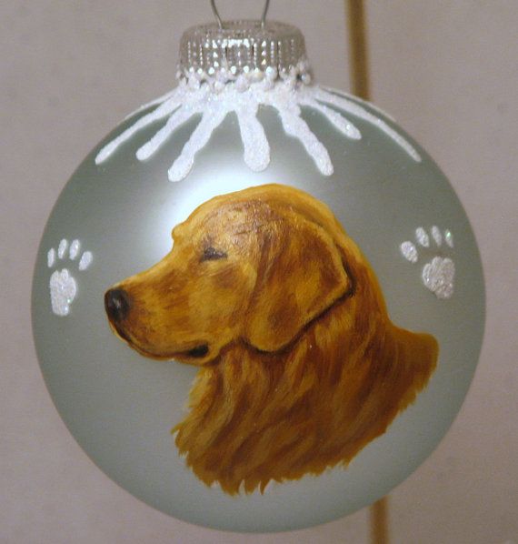 christmas golden retriever decor Love this! Golden retriever christmas ornament, Golden retriever