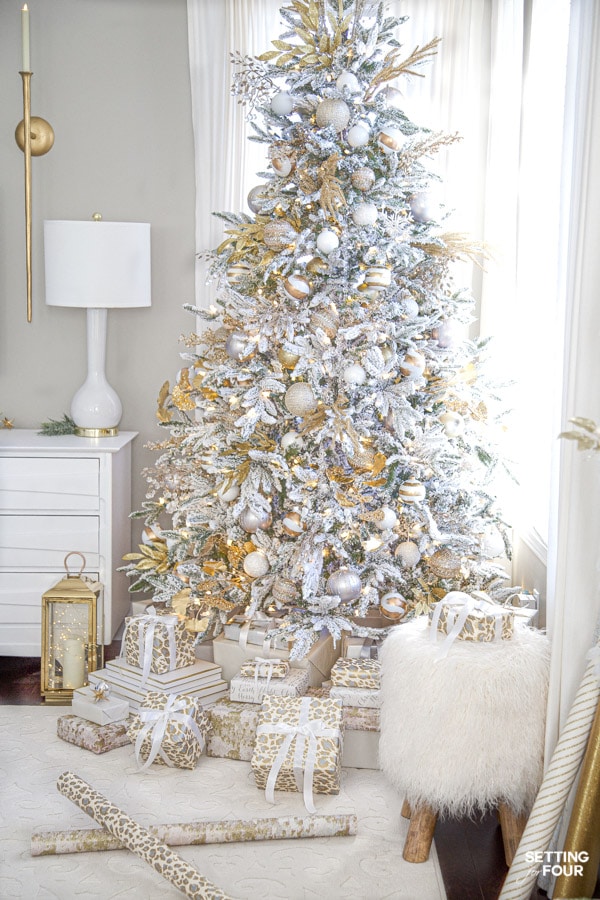 elegant white christmas tree decor Elegant white decorations for christmas tree to create a sophisticated look