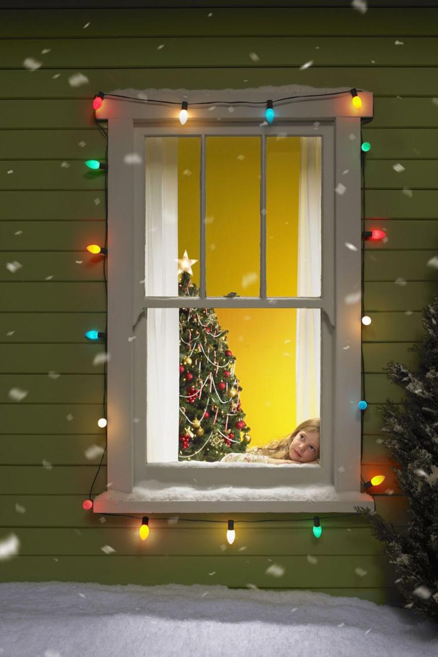 outdoor window christmas decor Outdoor Window Christmas Decorations