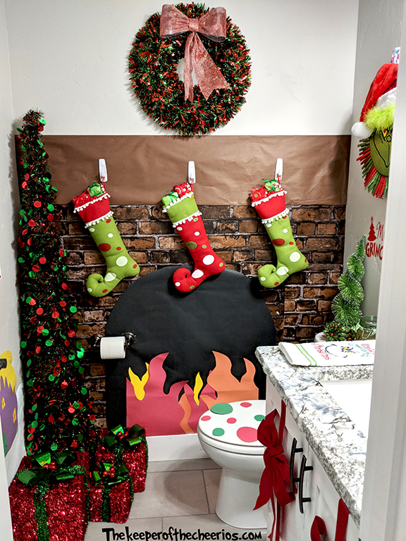 grinch christmas bathroom decor Grinch Bathroom Ideas The Keeper of the Cheerios