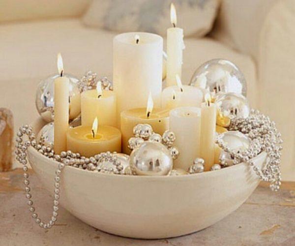 white silver gold christmas decor Gold Silver And White Christmas Decor