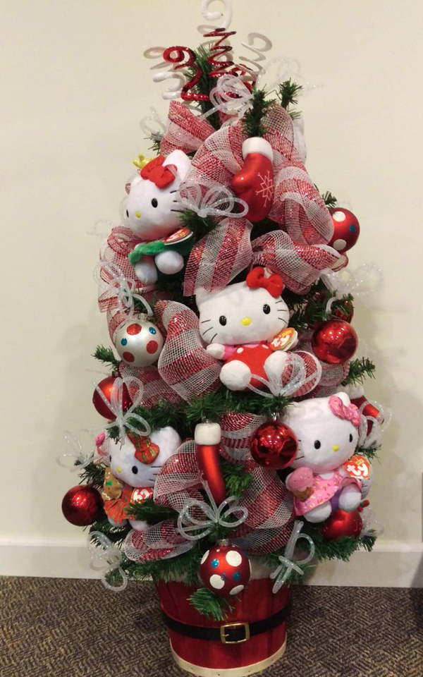 hello kitty christmas decor 20 Pretty Christmas Decor With Hello Kitty Theme HomeMydesign