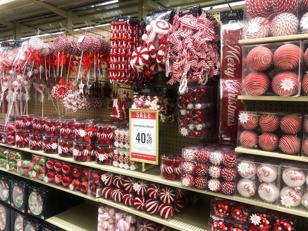 christmas ornaments on sale now Hobby Lobby Christmas Decorations on Sale for 40 off This Week!