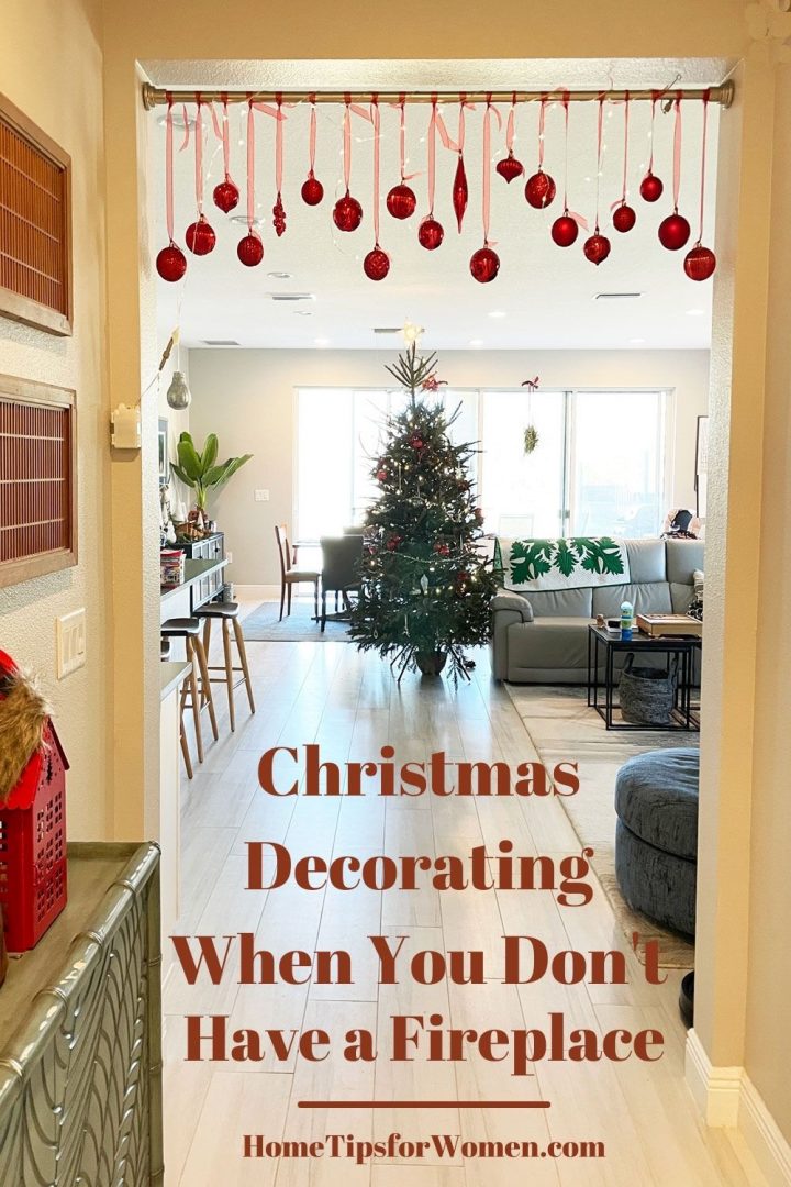 christmas living room decor without fireplace Creative Christmas Decorating Alternatives When You Don't Have a