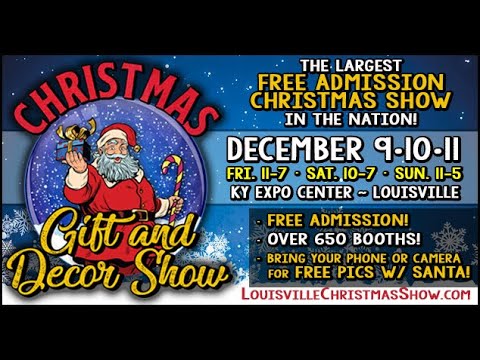 christmas gift and decor show 34th Annual Christmas Gift & Decor Show December 91011, KY Expo Center Louisville, KY