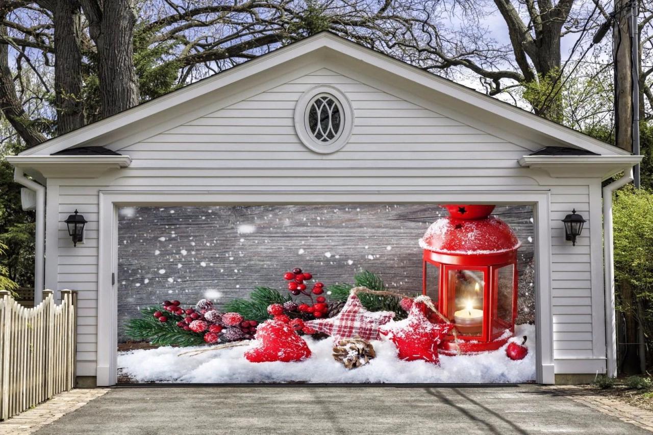 christmas decor garage door Top 10 garage door decorations for christmas You'll Love