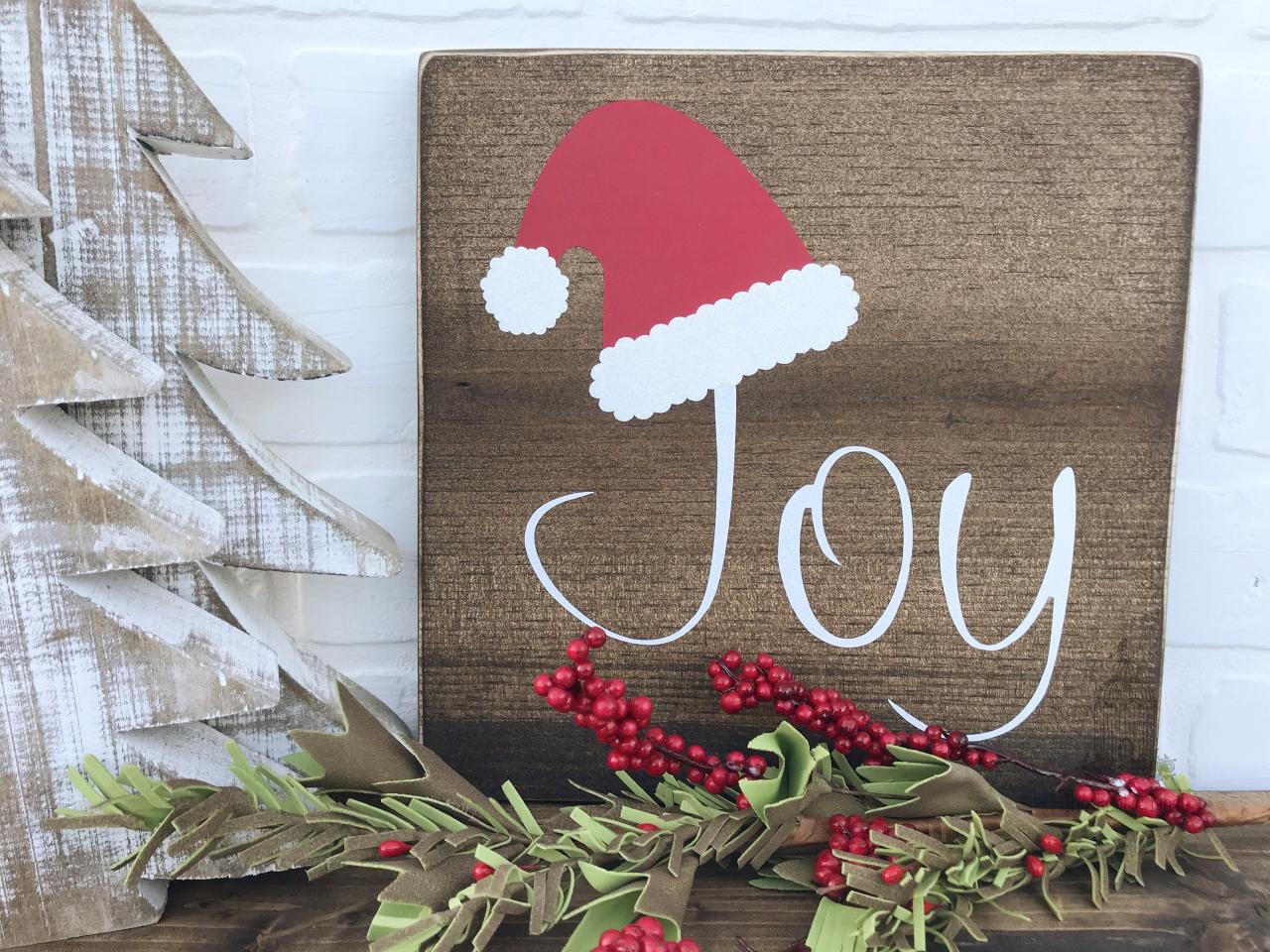 joy sign christmas decor Joy Christmas Sign Christmas Decor Holiday Sign Holiday Etsy