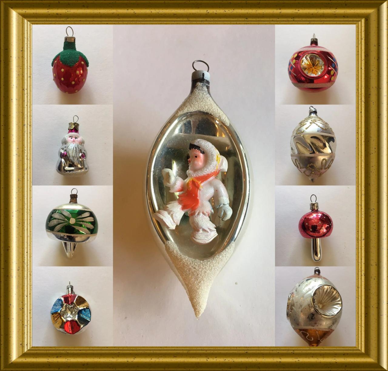 christmas ornament sale glass Vintage glass christmas ornament