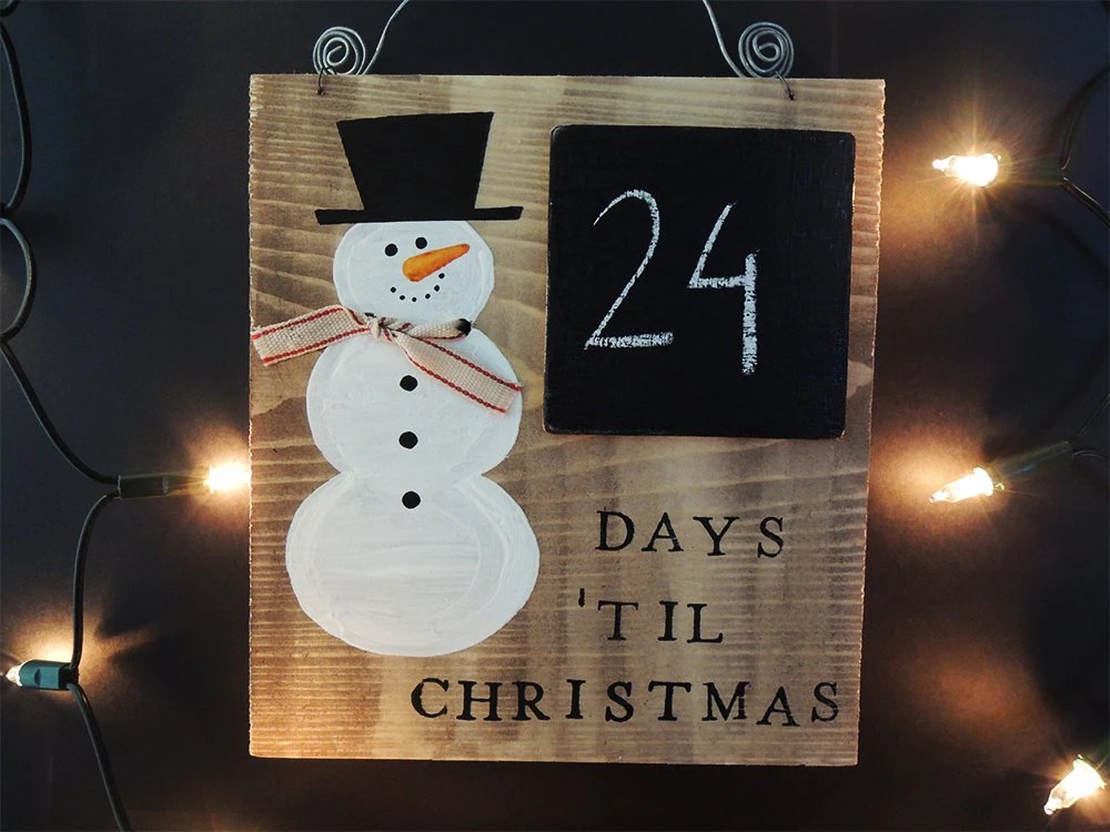 days until christmas decor DAYS TILL CHRISTMAS Christmas countdown Christmas decor