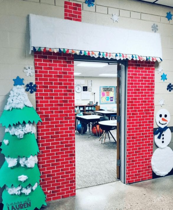 christmas decor for classroom door 45 Festive Classroom Doors To Get In The Holiday Spirit