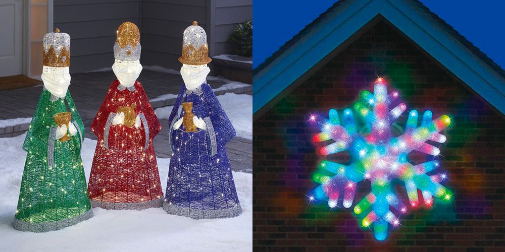 outdoor lighted christmas decor 20 Best Outdoor Christmas Lights Lighted Holiday Decorations for Outside