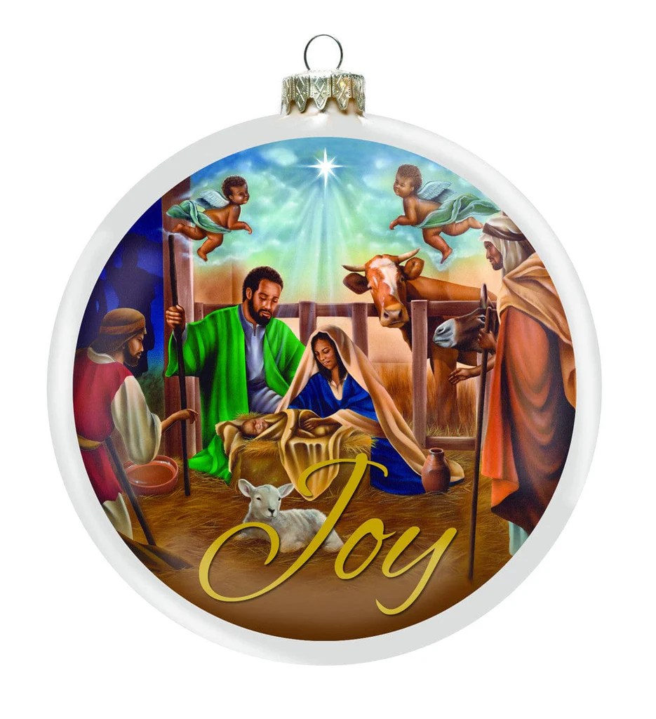 african american christmas decor Nativity AfricanAmerican Christmas Ornament The Black Art Depot