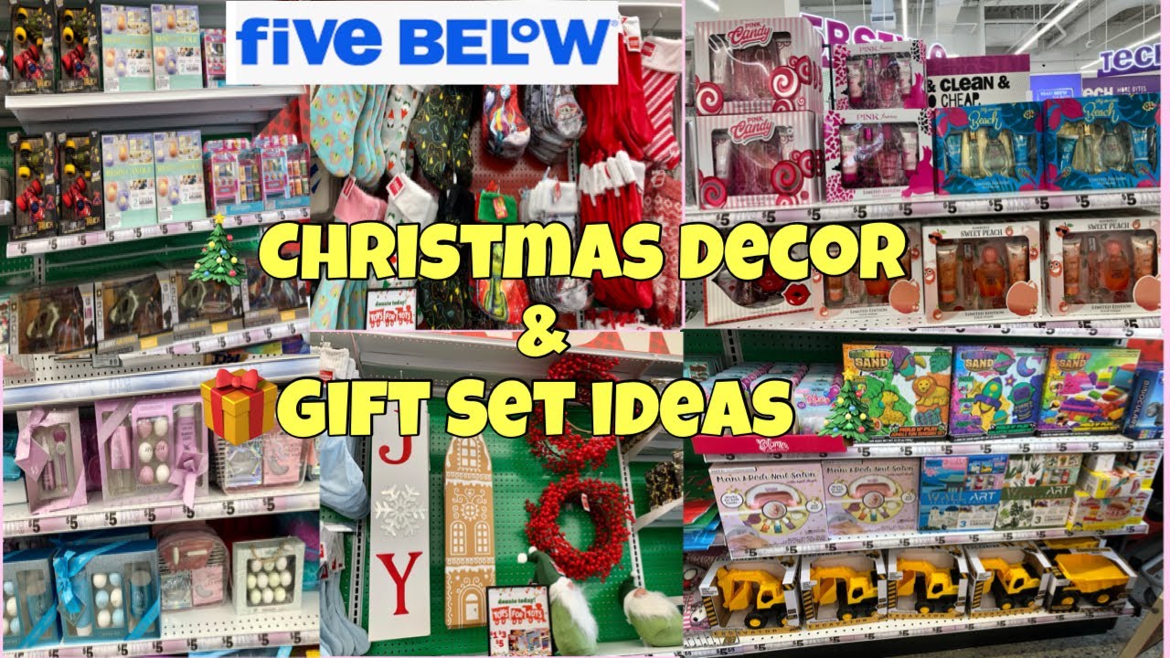 5 below christmas decor FIVE BELOW CHRISTMAS DECOR & GIFT SET IDEAS 2022 WITH ME AT FIVE BELOW shopwithme 