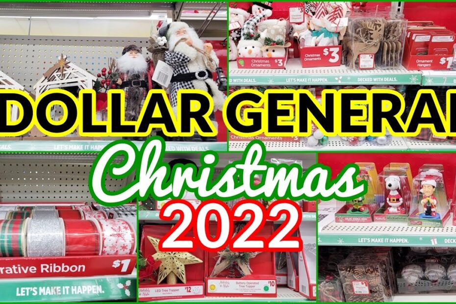 dollar general christmas decor 2024 DOLLAR GENERAL CHRISTMAS DECOR 2022 NEW FINDS! SHOP WITH ME YouTube