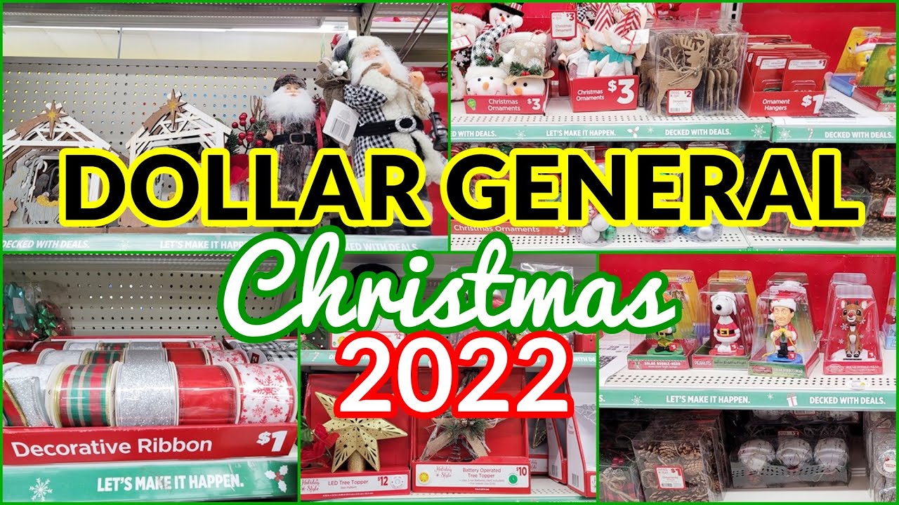 dollar general christmas decor 2024 DOLLAR GENERAL CHRISTMAS DECOR 2022 NEW FINDS! SHOP WITH ME YouTube