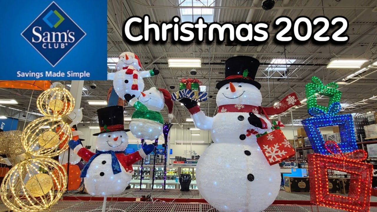 christmas decor sam's club Sams Club Christmas 2022 First Look Walkthrough You