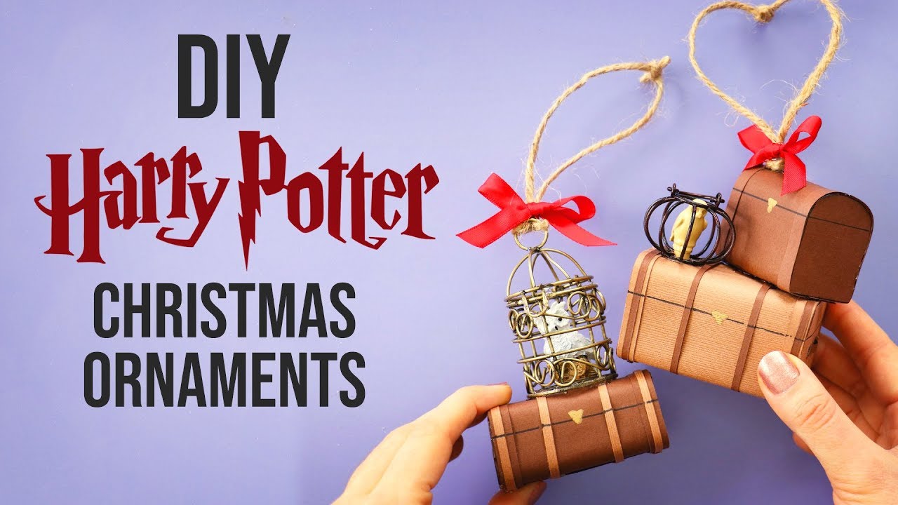 harry potter christmas decor 20 DIY Harry Potter Christmas Ornaments YouTube