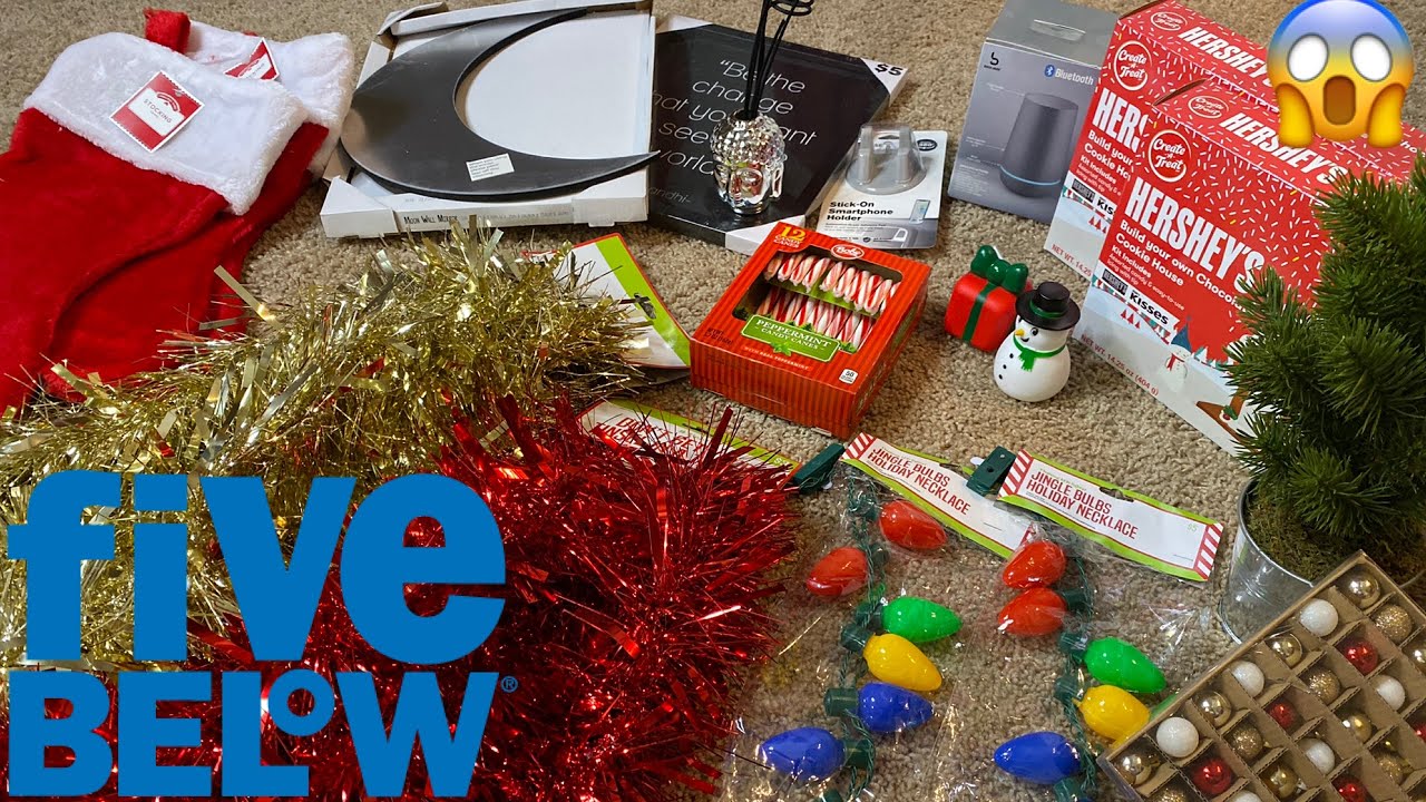 five below christmas decor FIVE BELOW Christmas Decor 2019 Vlogmas? YouTube