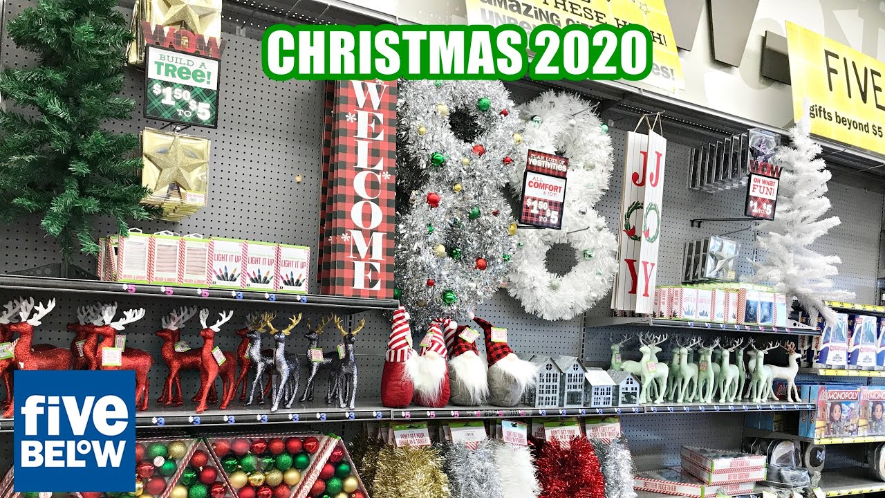 five below christmas decor FIVE BELOW CHRISTMAS 2020 SHOP WITH ME! CHRISTMAS DECOR, APPAREL, CANDIES and More! YouTube