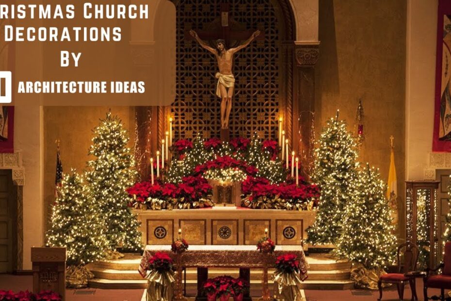 church decor for christmas Church Foyer Christmas Decorations Shelly Lighting