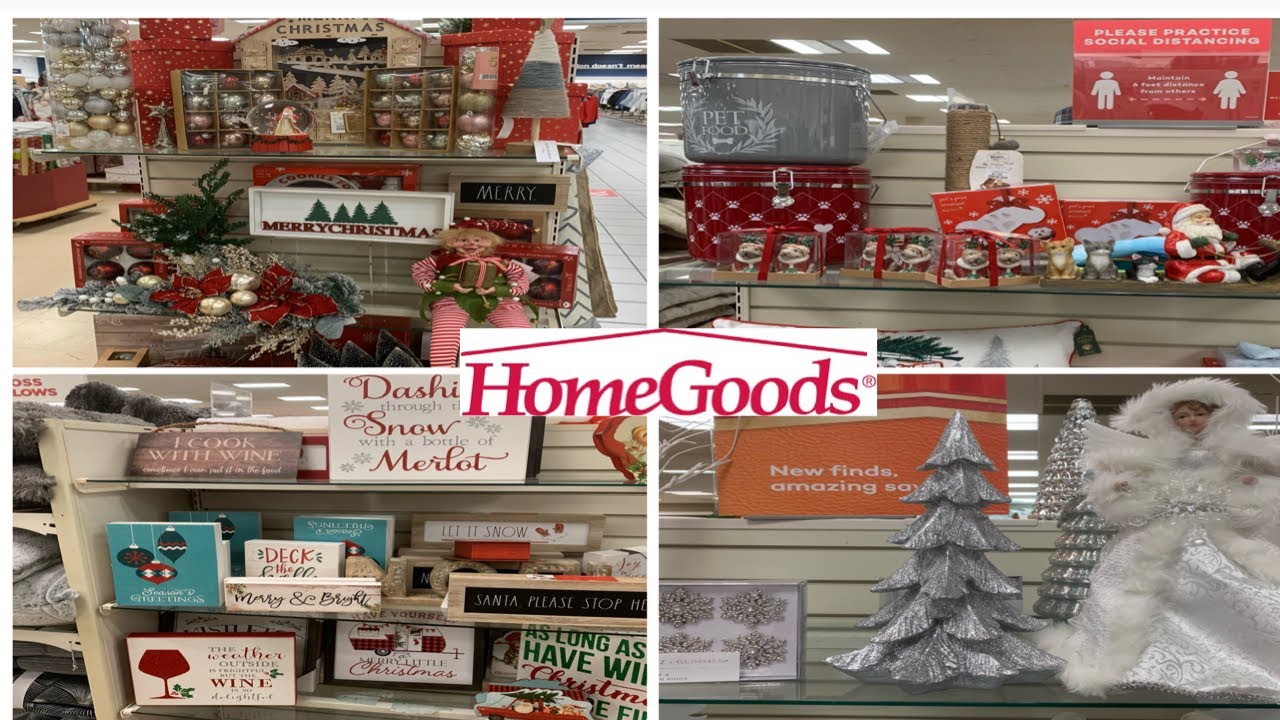 christmas decor home goods HOMEGOODS CHRISTMAS DECOR*NEW FINDS* HOLIDAY EDITION YouTube