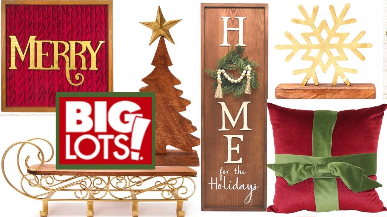 big lots christmas bathroom decor BIG LOTS HIGH END CHRISTMAS DECOR SHOP WITH ME 2022 YouTube