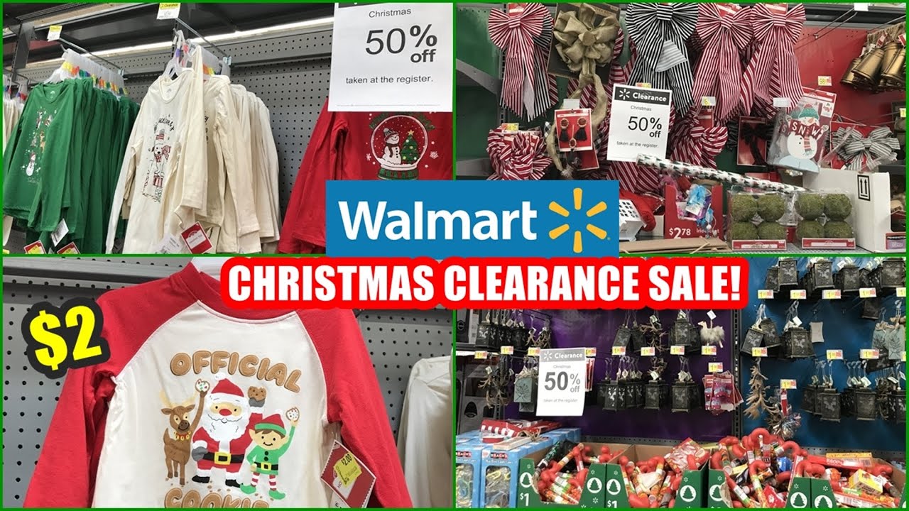 walmart christmas clearance decor WALMART 50 OFF CHRISTMAS DECOR, CLOTHING, ORNAMENTS AFTER CHRISTMAS CLEARANCE SHOP WITH ME