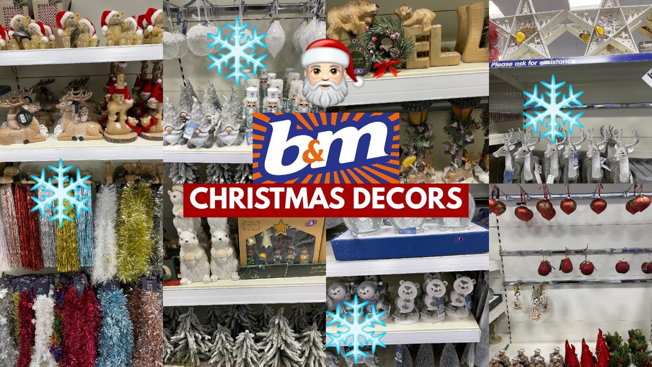 christmas decorations sale b&m B&M CHRISTMAS DECOR COLLECTION WITH PRICE SEPT 2022 B&M HAUL