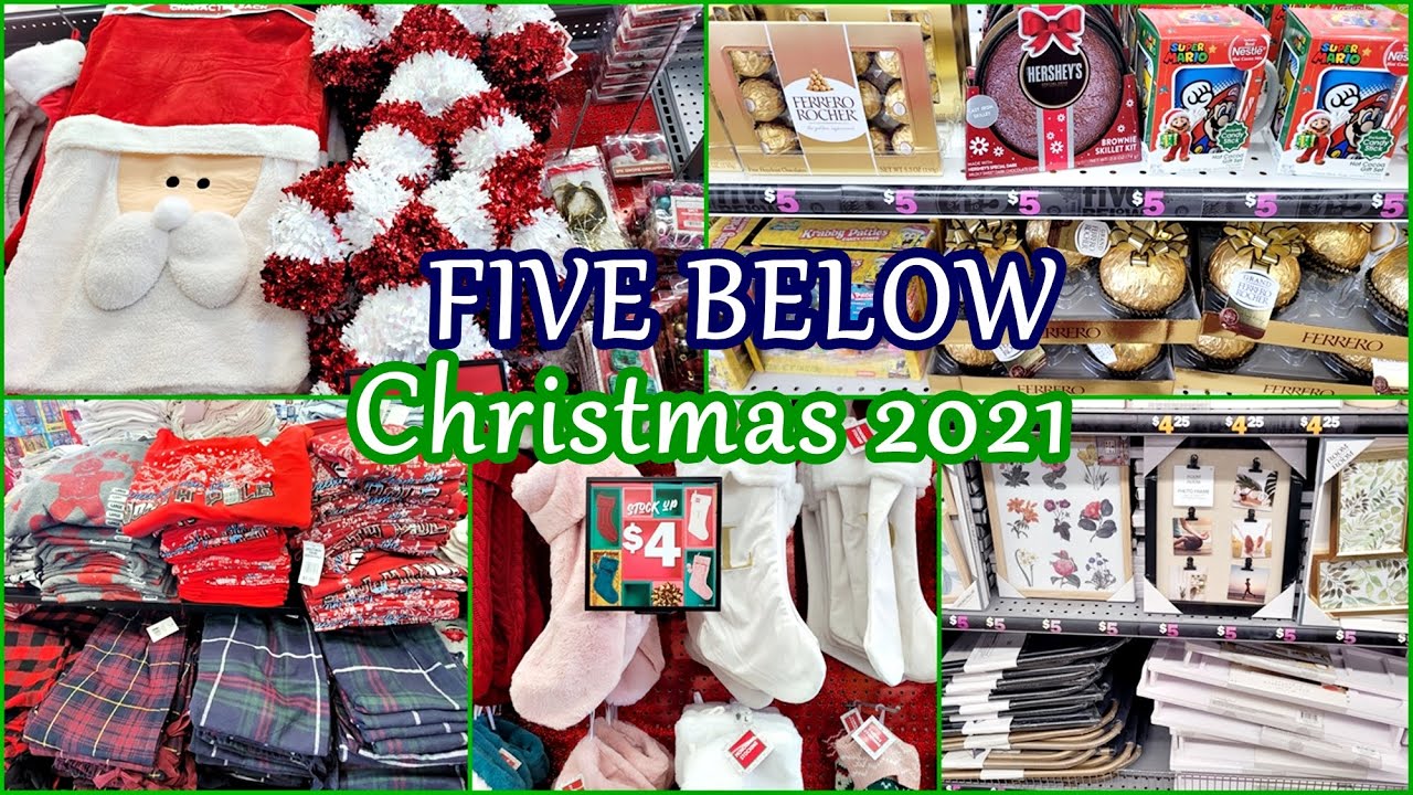 5 below christmas decor FIVE BELOW CHRISTMAS 2021 SHOP WITH ME CHRISTMAS DECOR GIFT IDEAS STOCKING STUFFERS YouTube