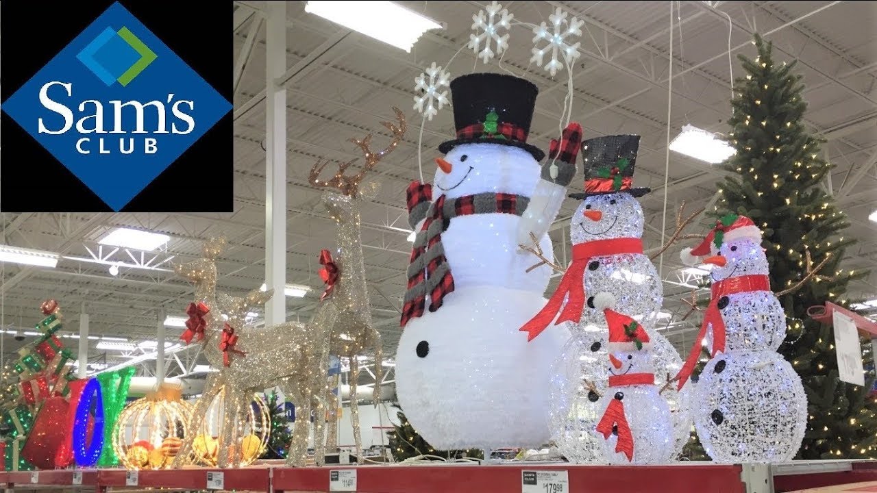 sam's club christmas decor SAM'S CLUB CHRISTMAS TREES DECORATIONS HOME DECOR SHOP WITH ME SHOPPING STORE WALK THROUGH 4K