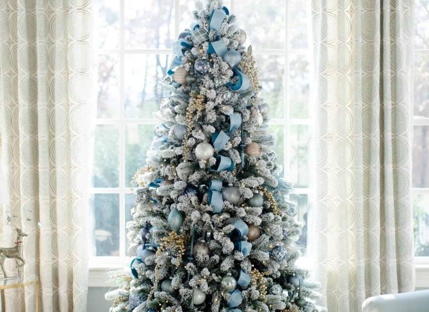 blue and green christmas decor These 15 Blue Christmas Decor Ideas Will Have You Rethinking Your Traditional Style