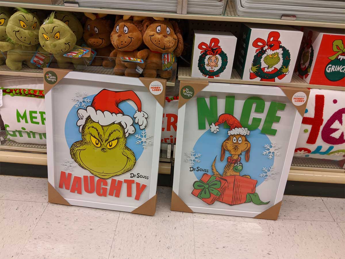 hobby lobby grinch christmas decor 40 Off GrinchThemed Christmas Decor at Hobby Lobby InStore & Online