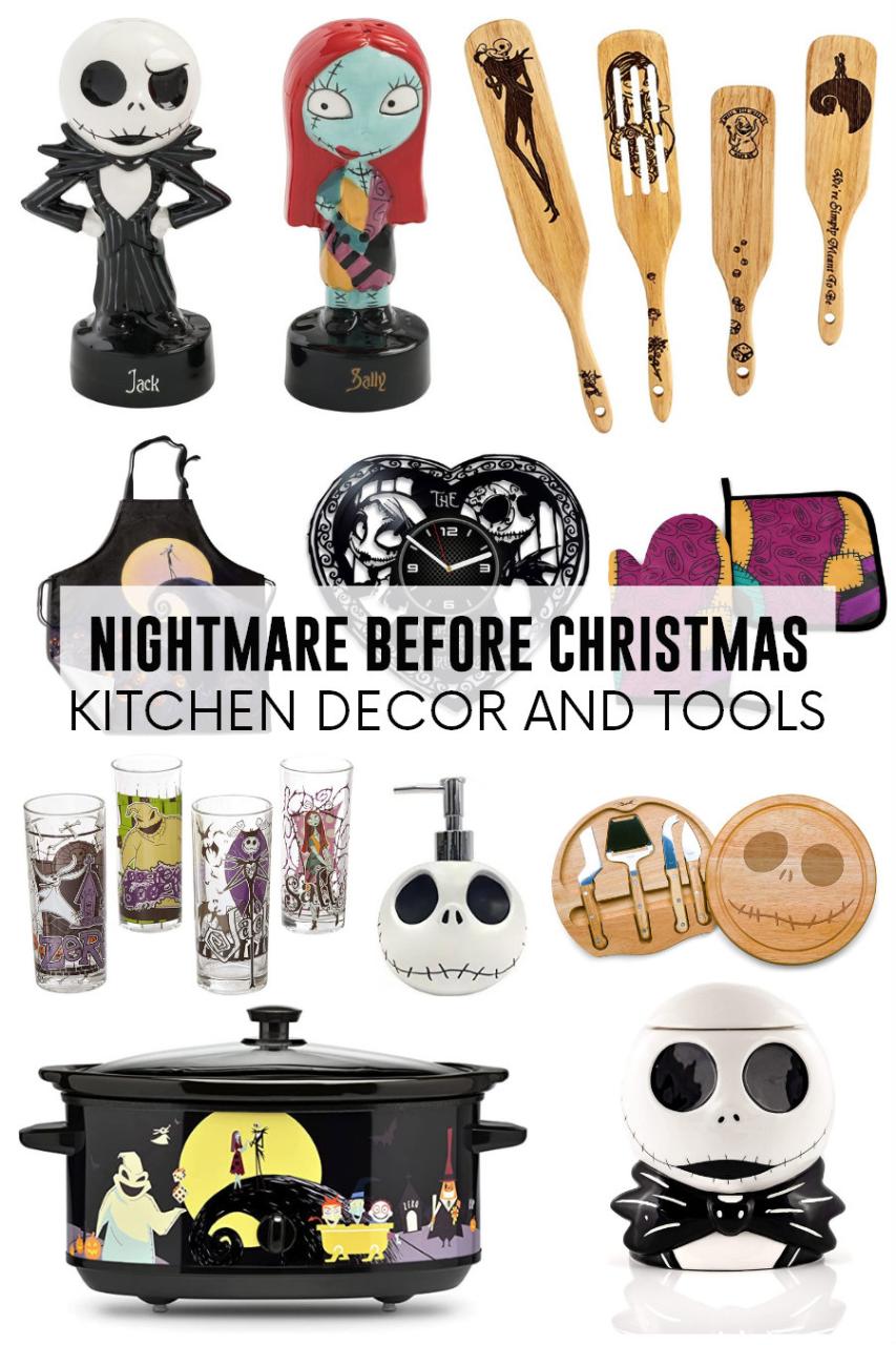 nightmare before christmas kitchen decor Nightmare Before Christmas Kitchen Decor and Tools — Holoka Home