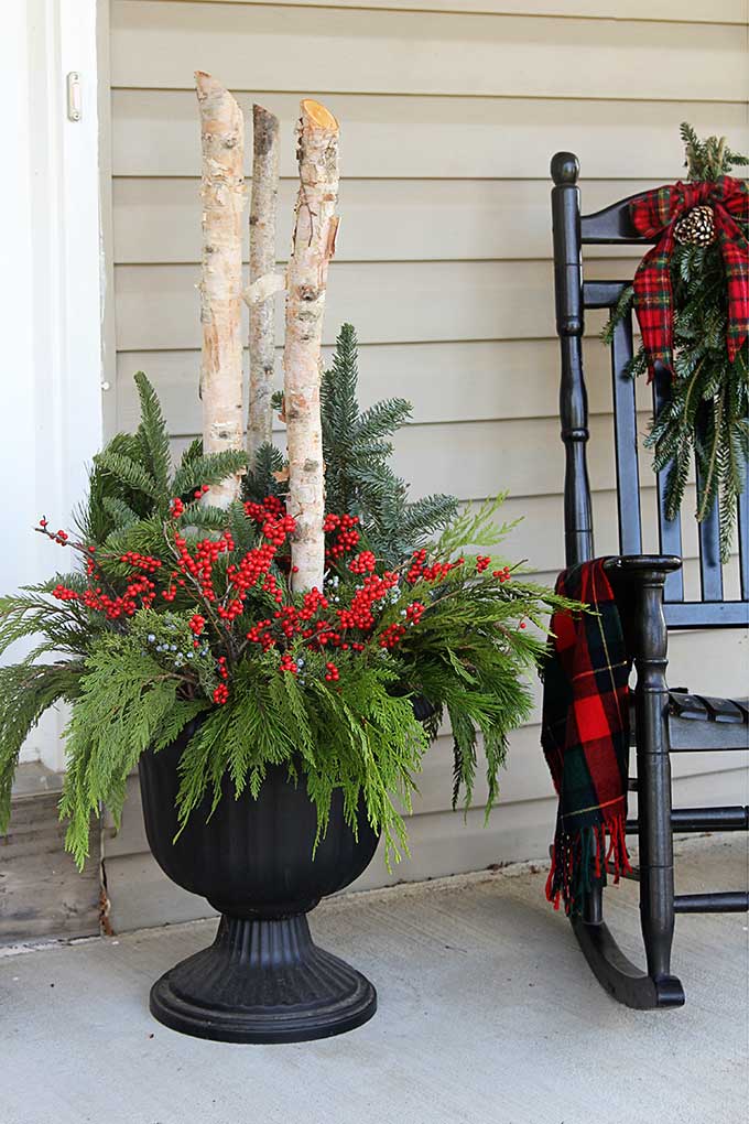 christmas decorating ideas for outdoor pots How To Decorate Flower Pots For Christmas Best Flower Site