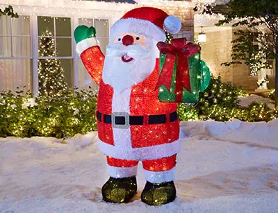 santa claus outdoor christmas decor Outdoor Christmas Decorations