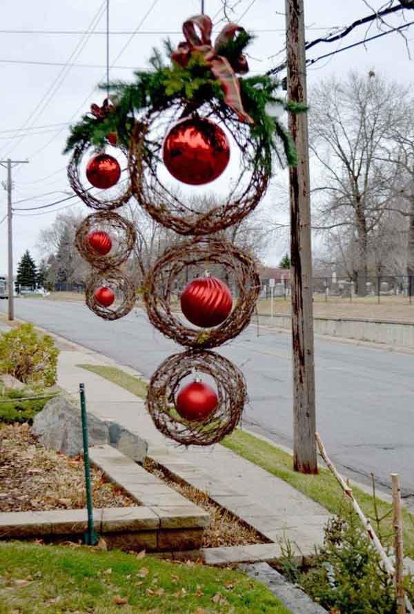 outdoor christmas decorations no plug 50 Cheap & Easy DIY Outdoor Christmas Decorations Prudent Penny Pincher