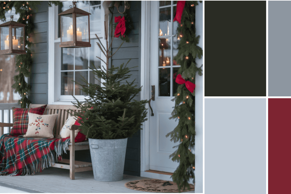 front porch christmas decor ideas Cozy Christmas Decor [Front Porch Concept]