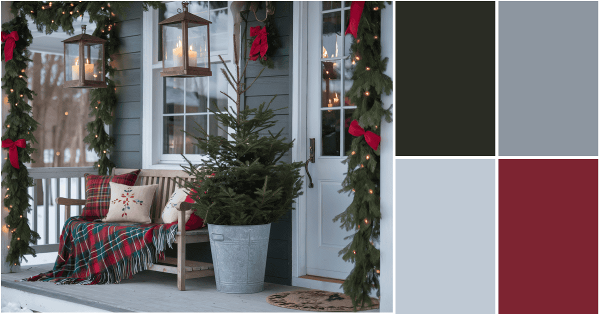 front porch christmas decor ideas Cozy Christmas Decor [Front Porch Concept]