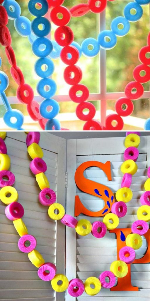 pool noodle christmas decor 10 Exciting Christmas Decorations Created From Pool Noodles