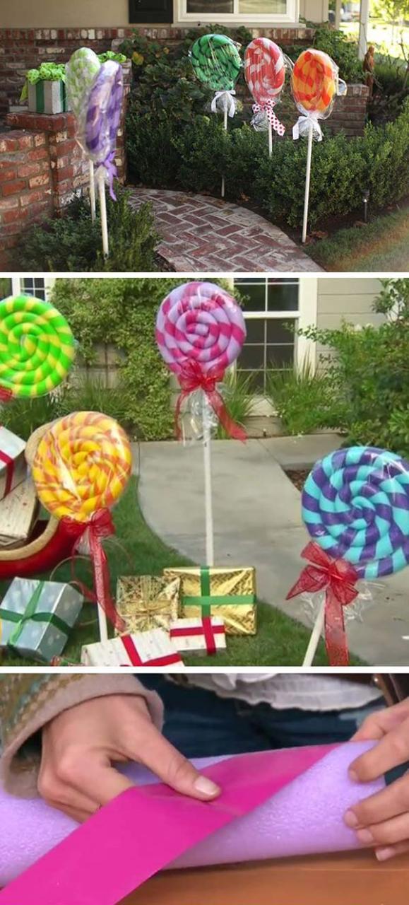 pool noodle christmas decor 10 Exciting Christmas Decorations Created From Pool Noodles Amazing DIY, Interior & Home Design