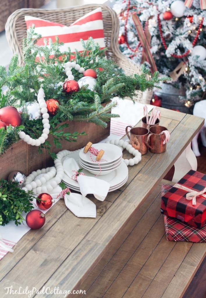 ski lodge christmas decor Cozy Ski Lodge Inspired Christmas Tour The Lilypad Cottage