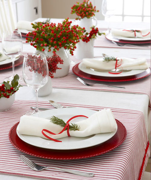 red and white christmas decor 40+ Red and White Christmas Decorating Ideas All About Christmas