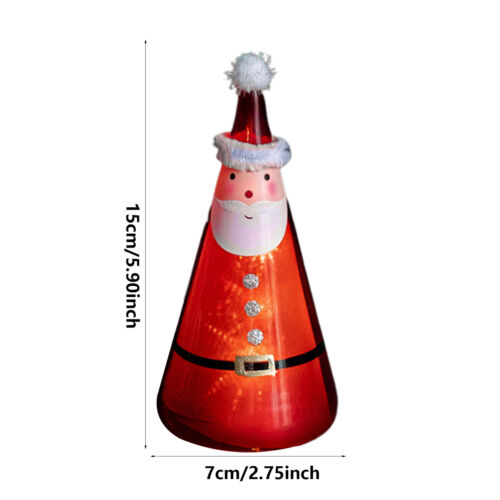 christmas decor for table top Mini Lighted Glass Christmas Tree Ornament Holiday Table Top Decor eBay