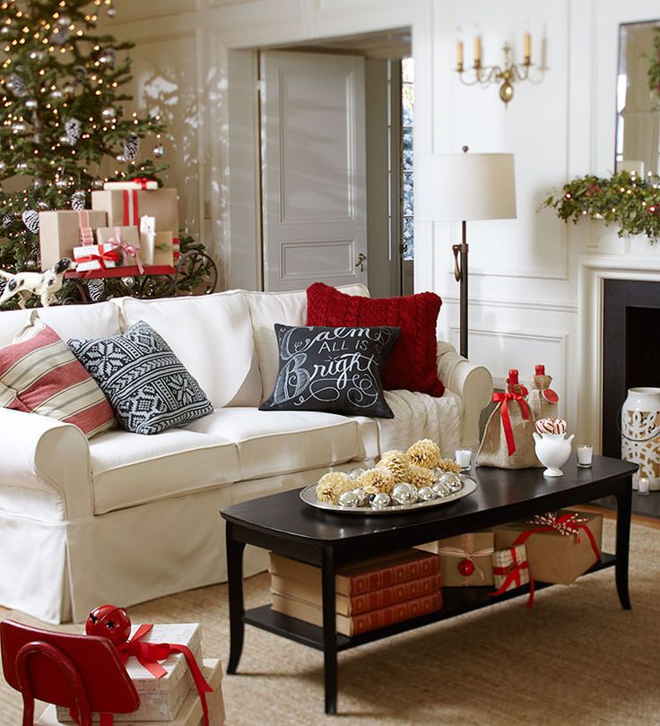 christmas coffee table decor 10+1 Christmas Home Decorating Styles (70 Pics) Decoholic