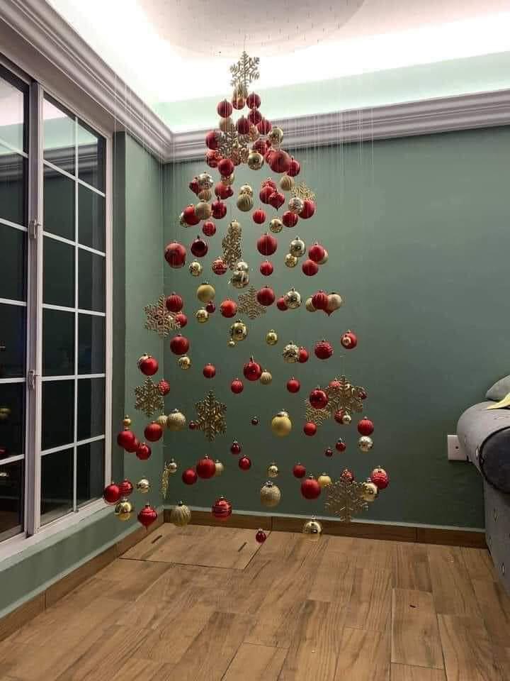 christmas decor no tree Christmas tree without tree r/interestingasfuck