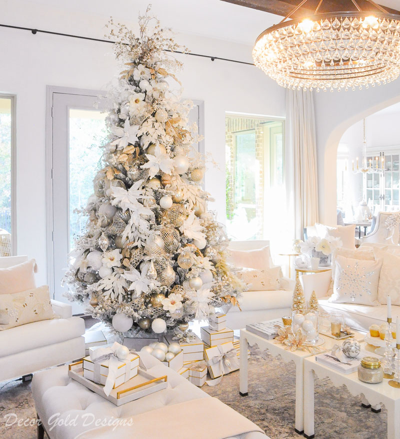 all white christmas tree decor Beautiful White Christmas Trees