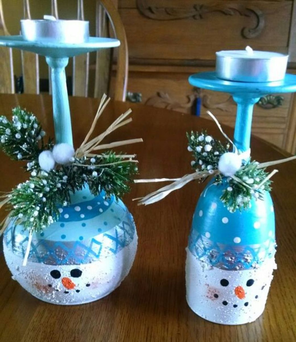 christmas decoration ideas with wine glasses 100+ EasytoMake Festive Wine Glass Christmas Decorations Holidappy