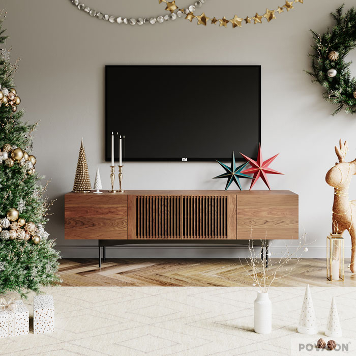 tv stand christmas decor DIY tv stand christmas decor ideas for a festive home